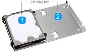 drive rack at the bottom 